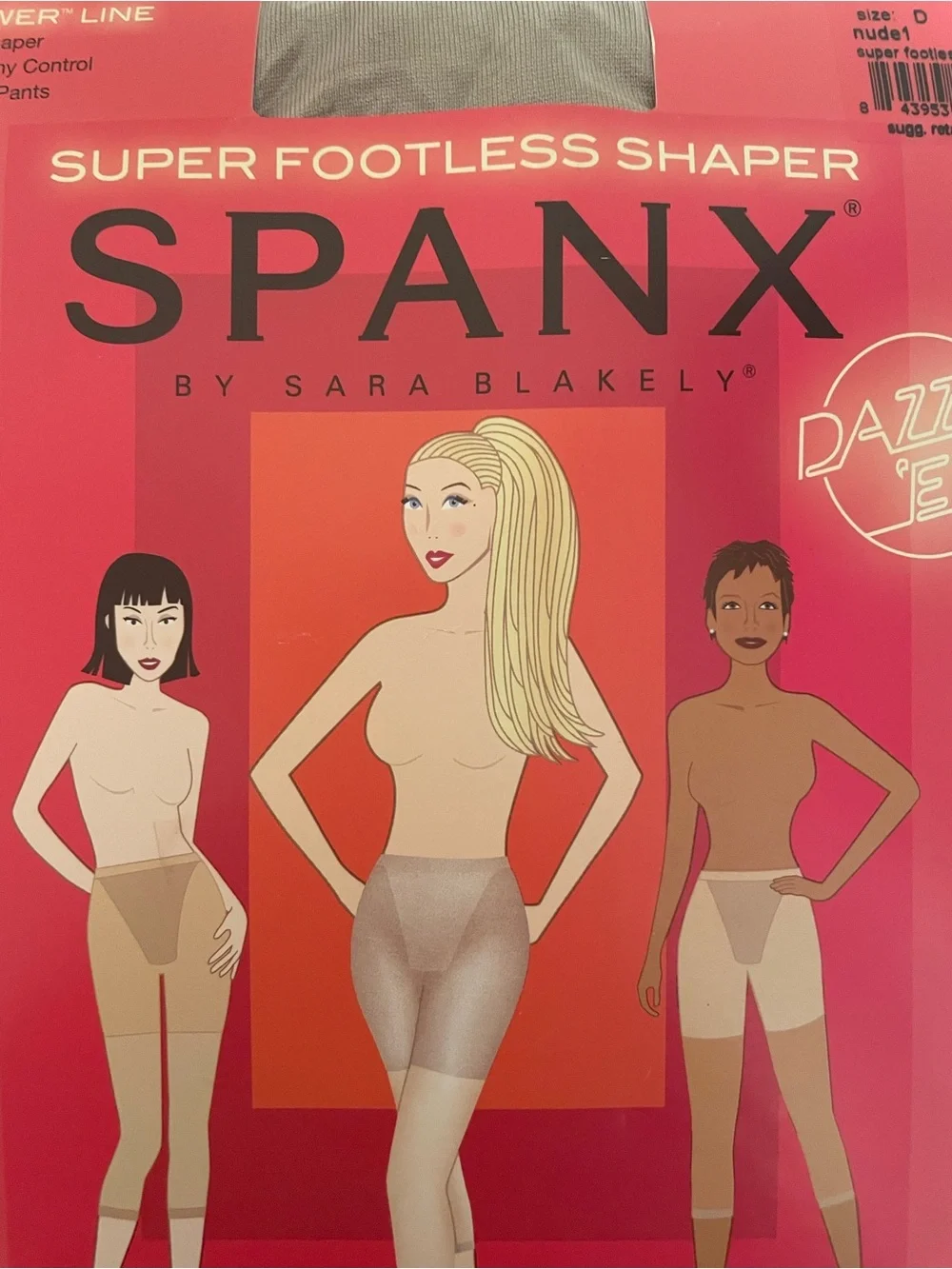 SPANX Higher Power High Waisted Footless Shaper - Size D Color Nude1